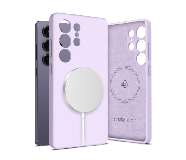 Tech-Protect Liquid Silicone Magsafe do Samsung Galaxy S25 Ultra Mauve - 1311937 - zdjęcie
